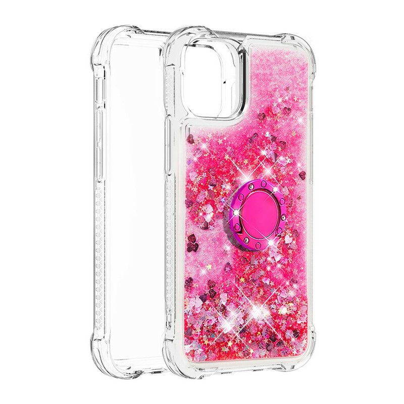 Case iPhone 13 Mini Paljetteja Rengastuella