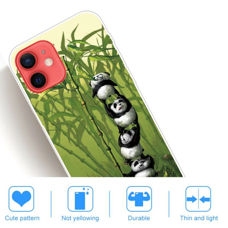 Case iPhone 13 Mini Pandajoukko