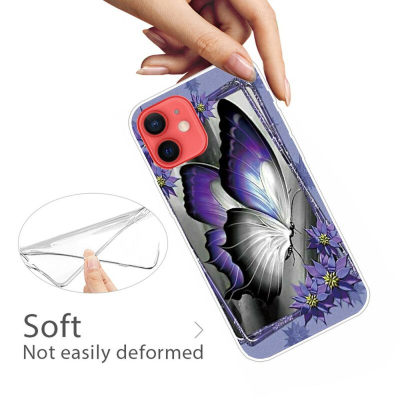 Case iPhone 13 Mini Royal Butterfly