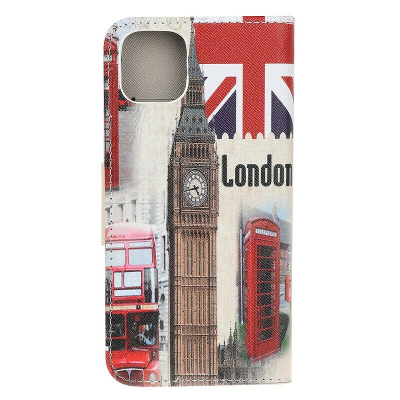 Flip Case iPhone 13 Mini London Life