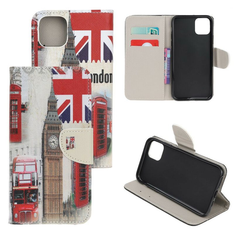 Flip Case iPhone 13 Mini London Life