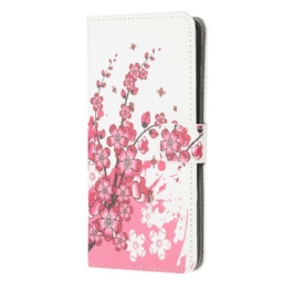 Flip Case iPhone 13 Mini Trooppiset Kukat