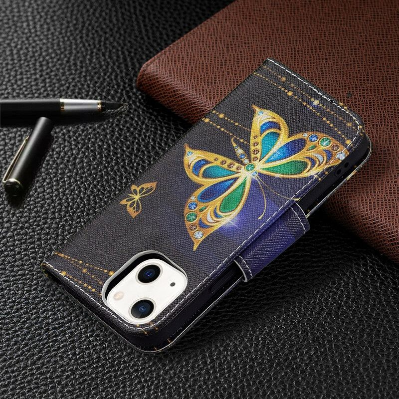 Kotelot iPhone 13 Mini Magic Butterfly