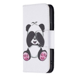 Kotelot iPhone 13 Mini Panda Hauskaa