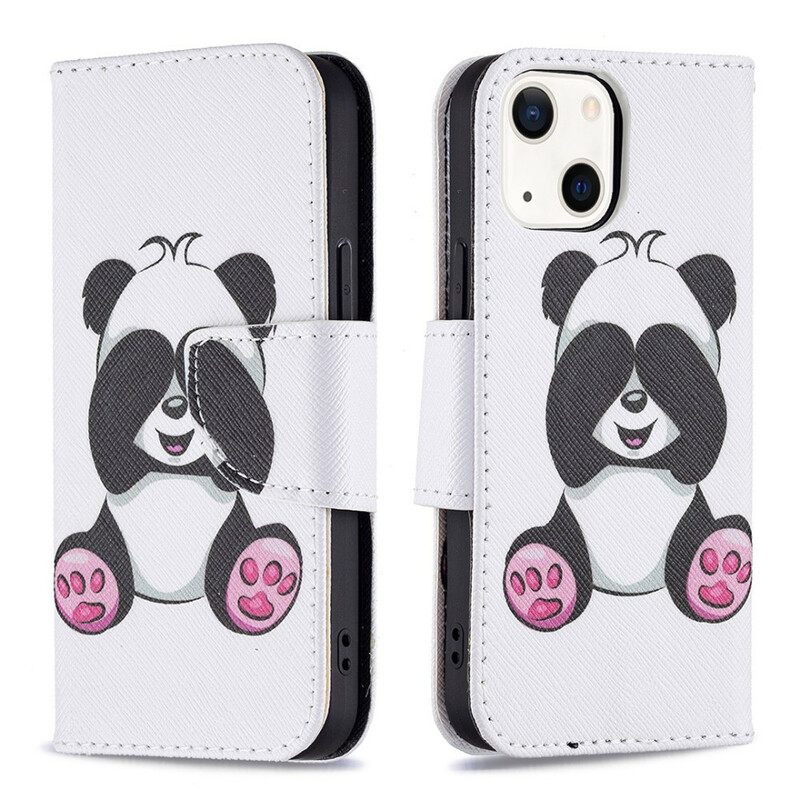 Kotelot iPhone 13 Mini Panda Hauskaa