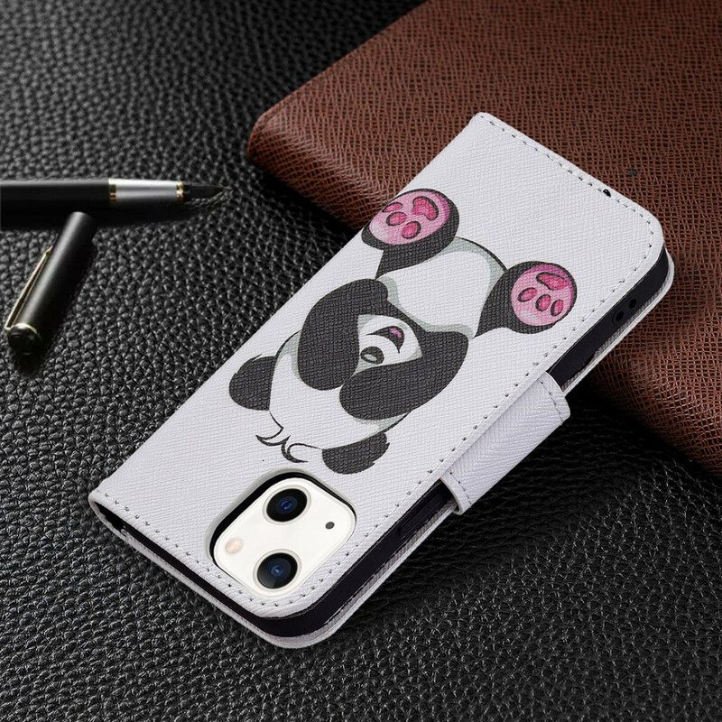 Kotelot iPhone 13 Mini Panda Hauskaa