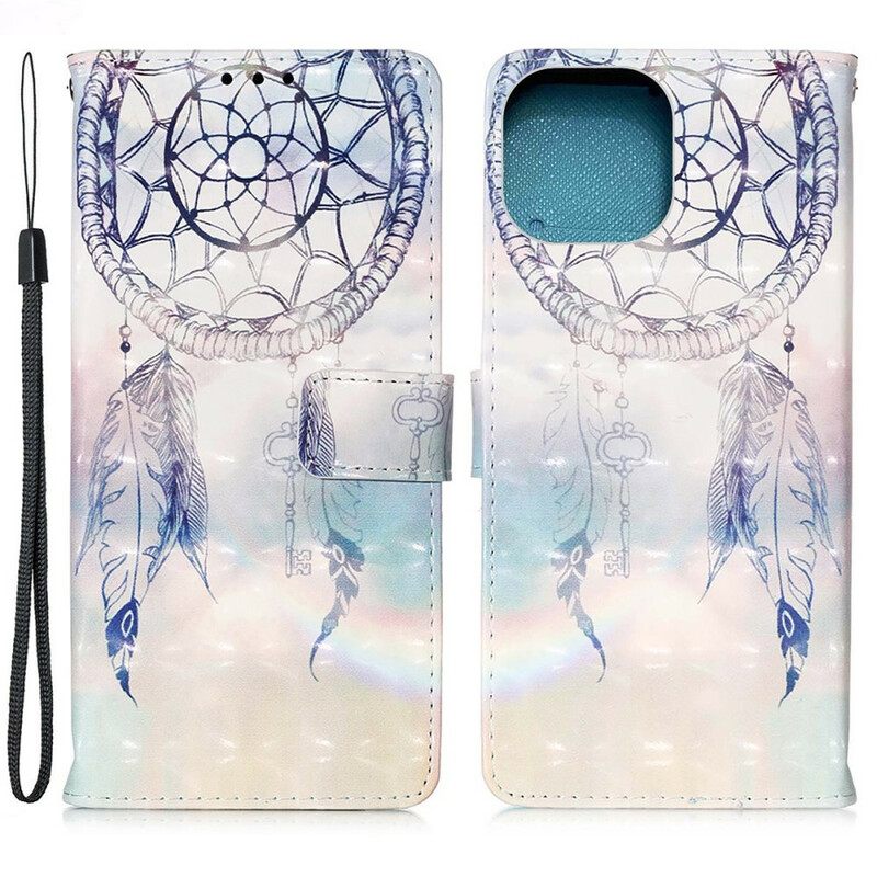 Kotelot iPhone 13 Mini Watercolour Dreamcatcher