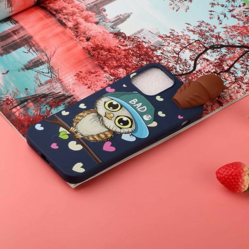 Kuori iPhone 13 Mini 3d Bad Owl