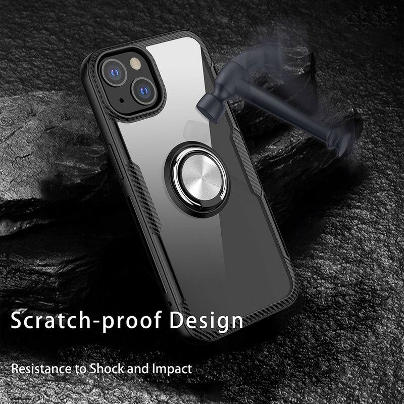 Kuori iPhone 13 Mini Carbon Fiber Metallirengas