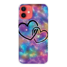 Kuori iPhone 13 Mini Chaised Hearts