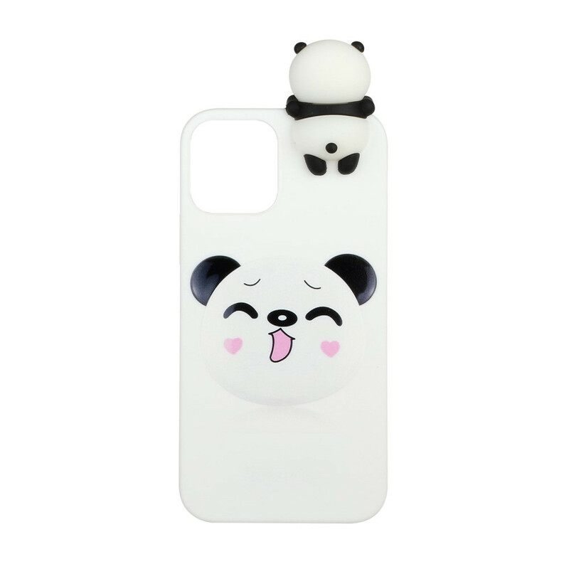 Kuori iPhone 13 Mini Cool Panda 3d