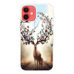 Kuori iPhone 13 Mini Flexible Deer