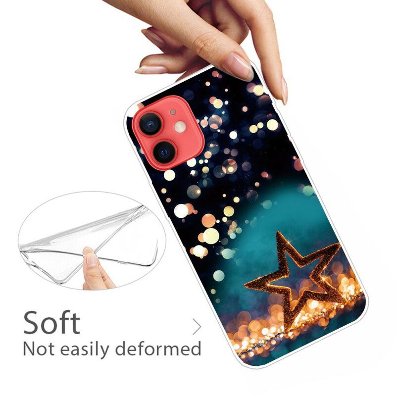 Kuori iPhone 13 Mini Flexible Star