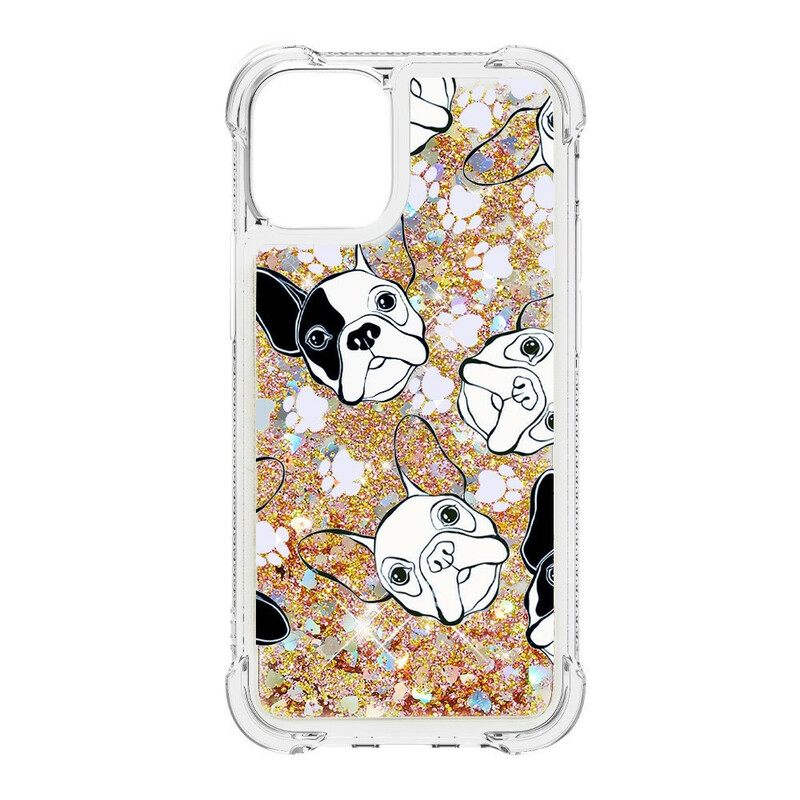 Kuori iPhone 13 Mini Mr Dog Glitter