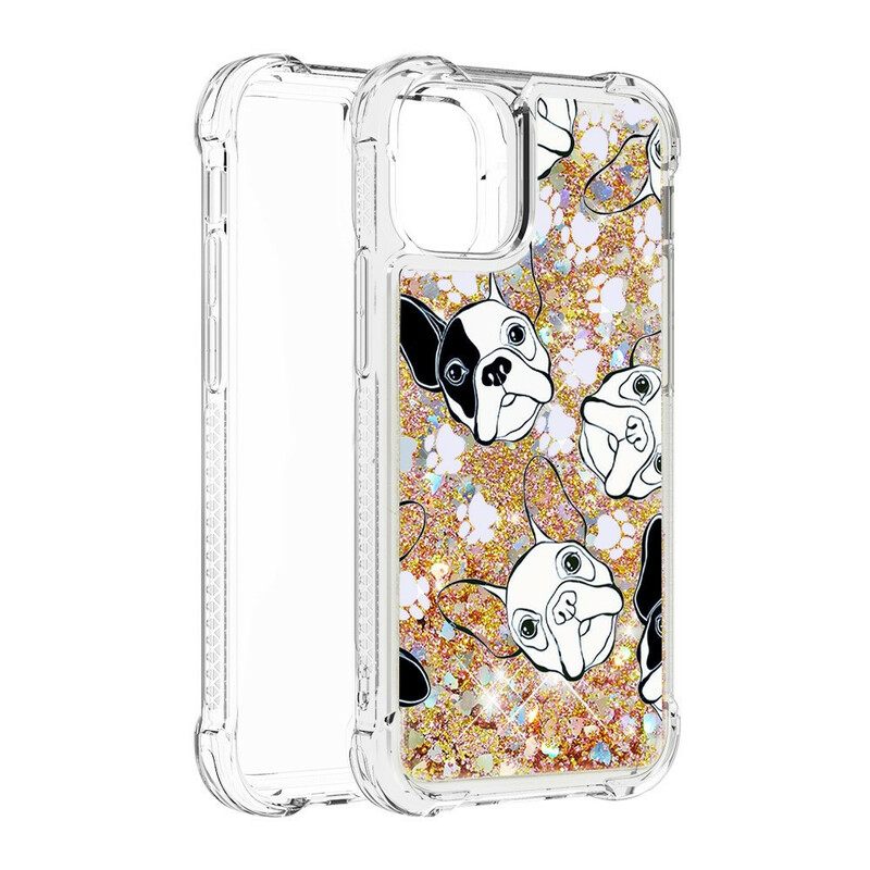 Kuori iPhone 13 Mini Mr Dog Glitter