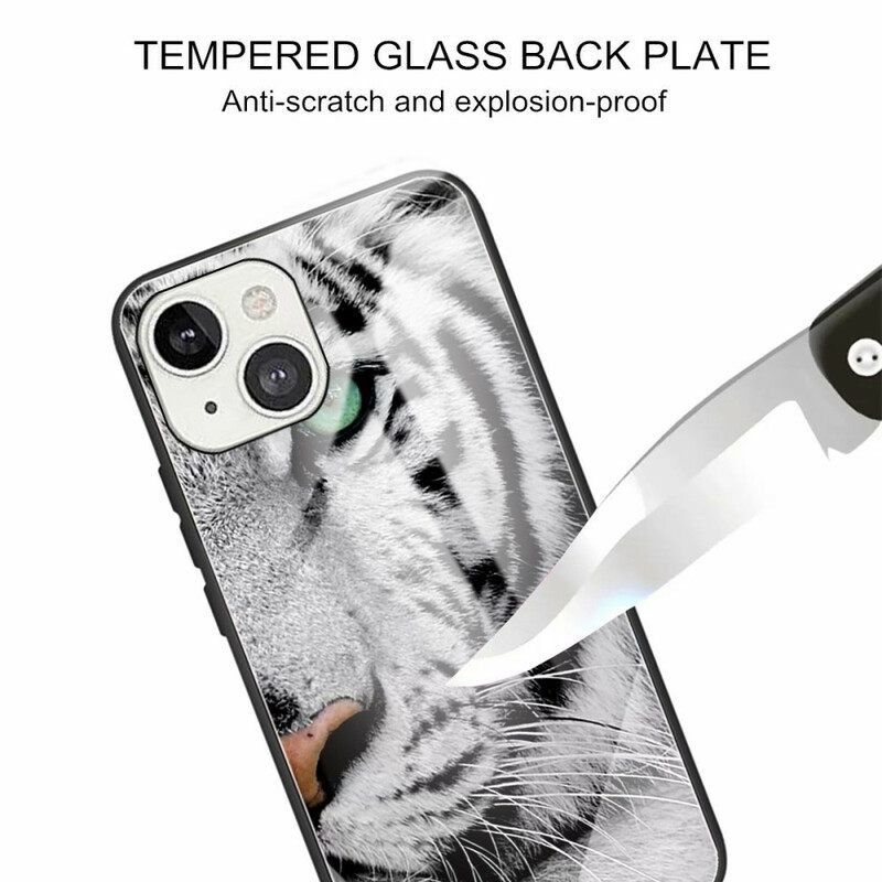 Kuori iPhone 13 Mini Tiger Tempered Glass