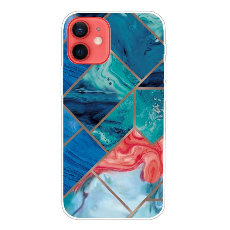 Kuori iPhone 13 Mini Variable Geometric Marble