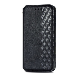 Puhelinkuoret iPhone 13 Mini Kotelot Flip Diamond Texture Leather Effect