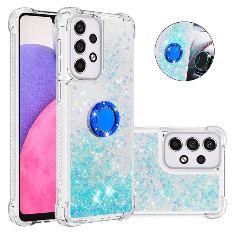 Case Samsung Galaxy A33 5G Paljetteja Rengastuella