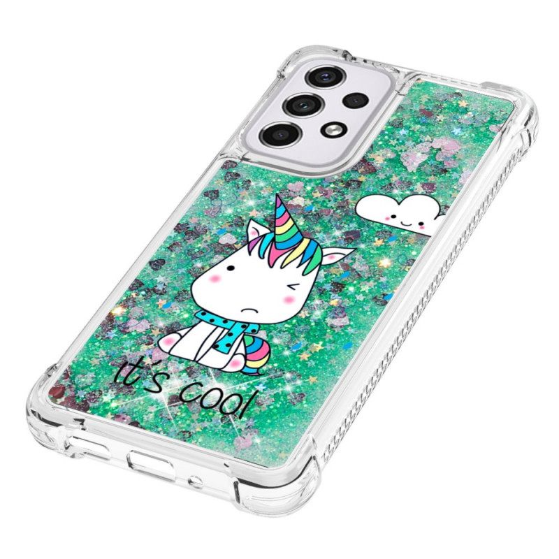 Case Samsung Galaxy A33 5G Unicorn Glitter