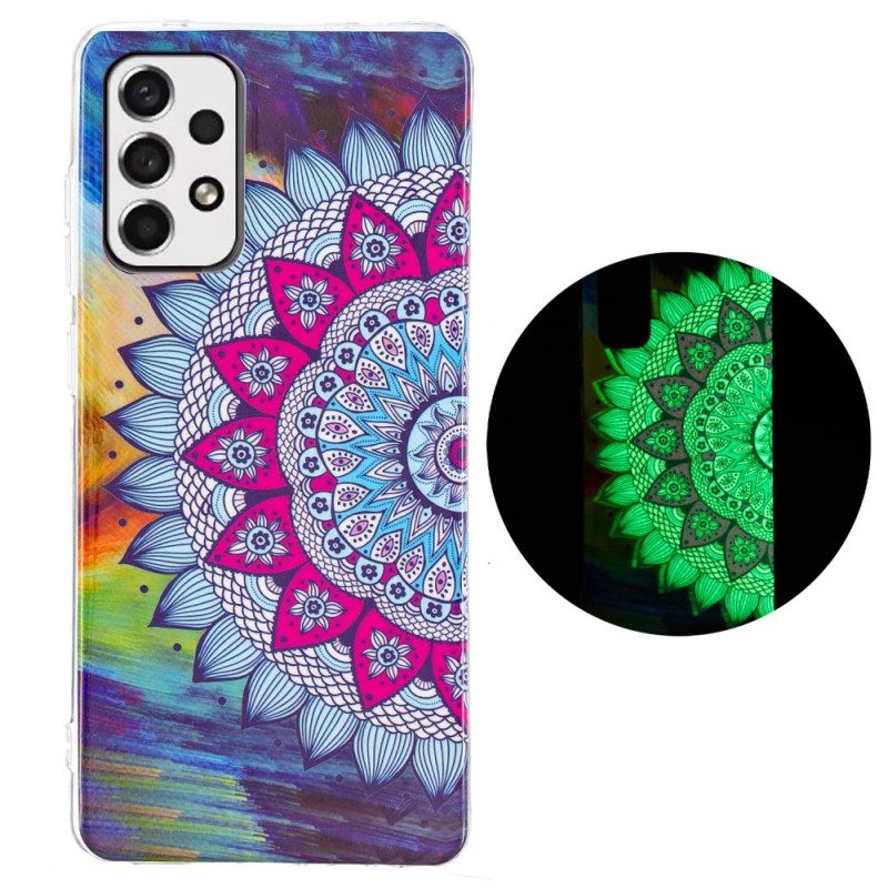 Case Samsung Galaxy A33 5G Värikäs Fluoresoiva Mandala