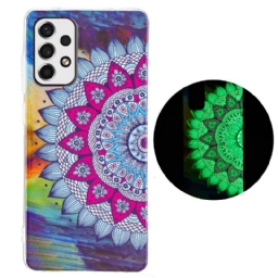 Case Samsung Galaxy A33 5G Värikäs Fluoresoiva Mandala