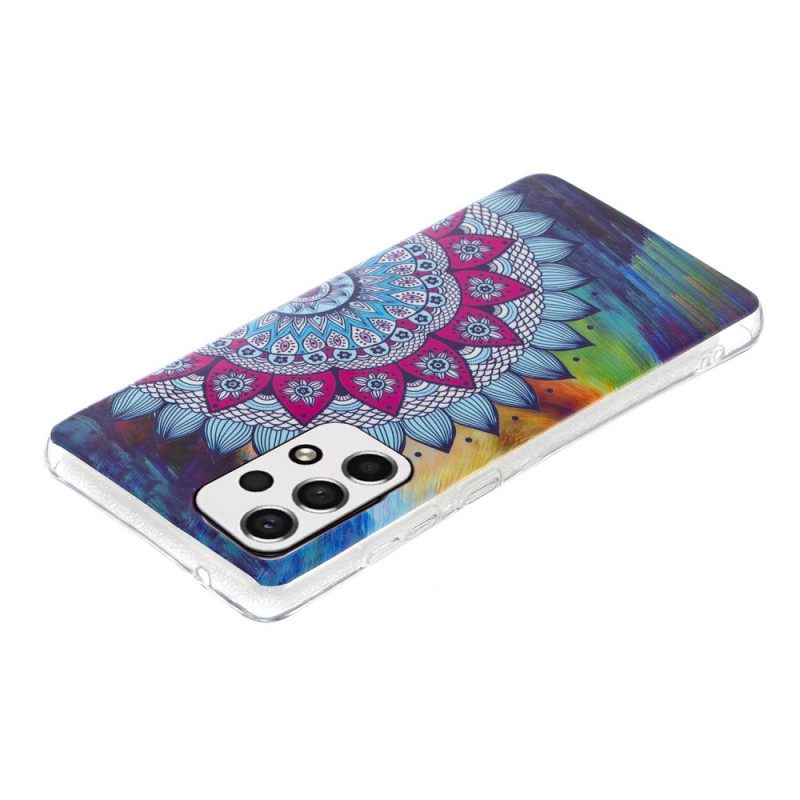 Case Samsung Galaxy A33 5G Värikäs Fluoresoiva Mandala