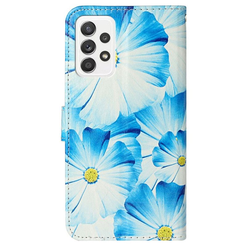 Flip Case Samsung Galaxy A33 5G Kukkatyyli