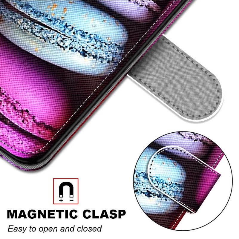 Flip Case Samsung Galaxy A33 5G Macarons