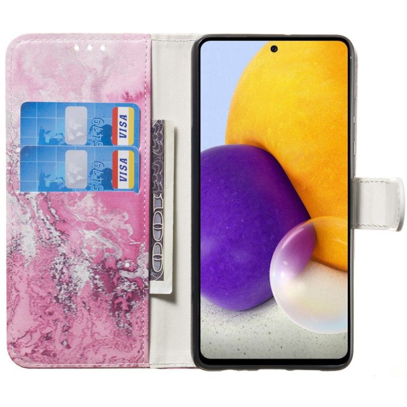 Flip Case Samsung Galaxy A33 5G Marmori-tyyli