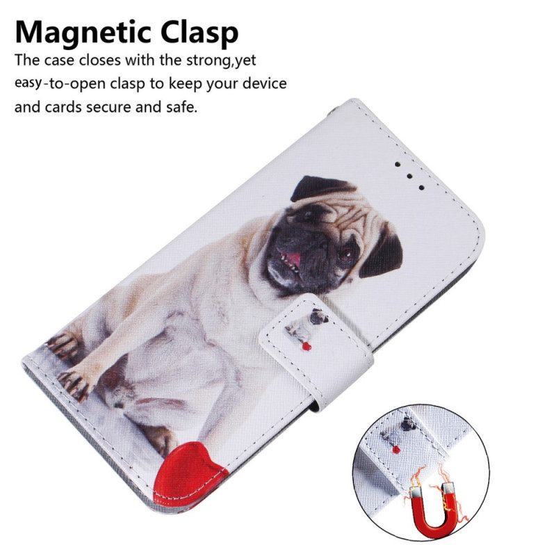 Flip Case Samsung Galaxy A33 5G Mopsikoira