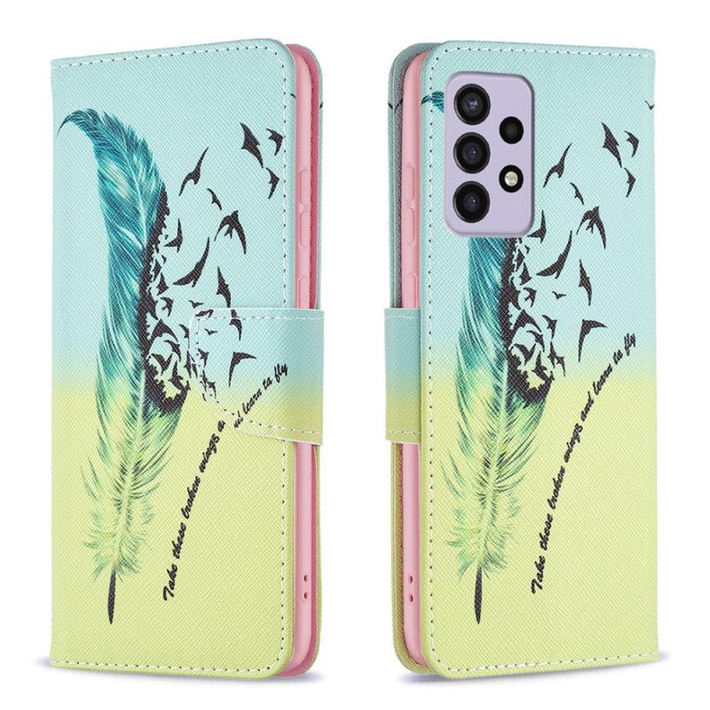 Flip Case Samsung Galaxy A33 5G Opi Lentämään