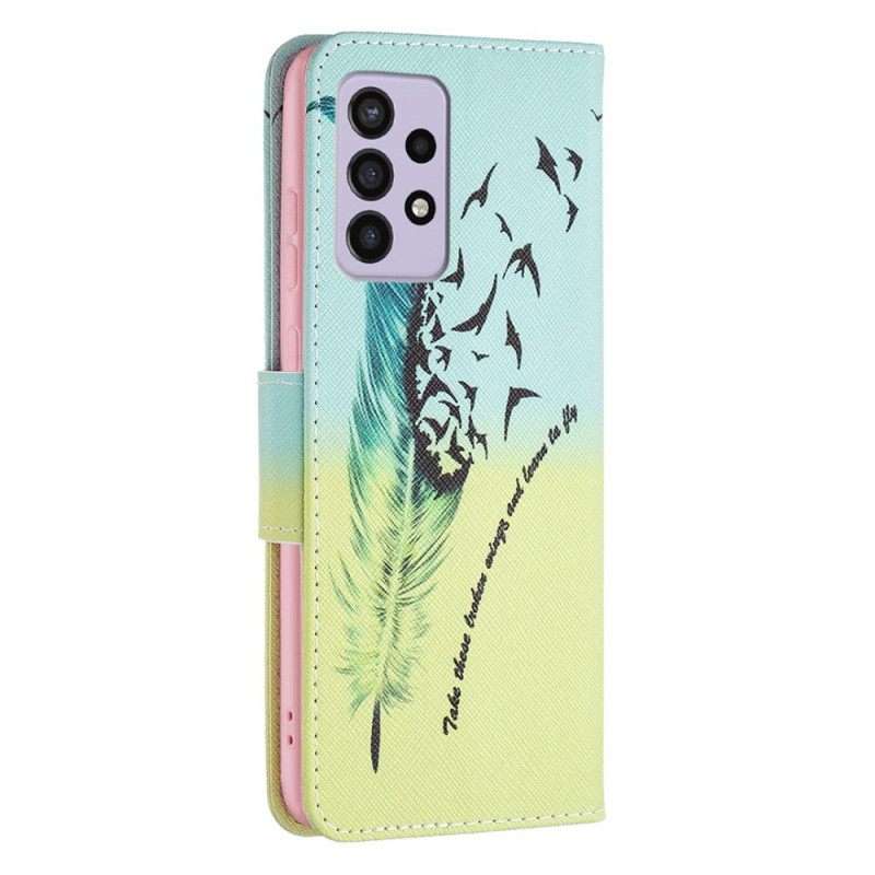 Flip Case Samsung Galaxy A33 5G Opi Lentämään