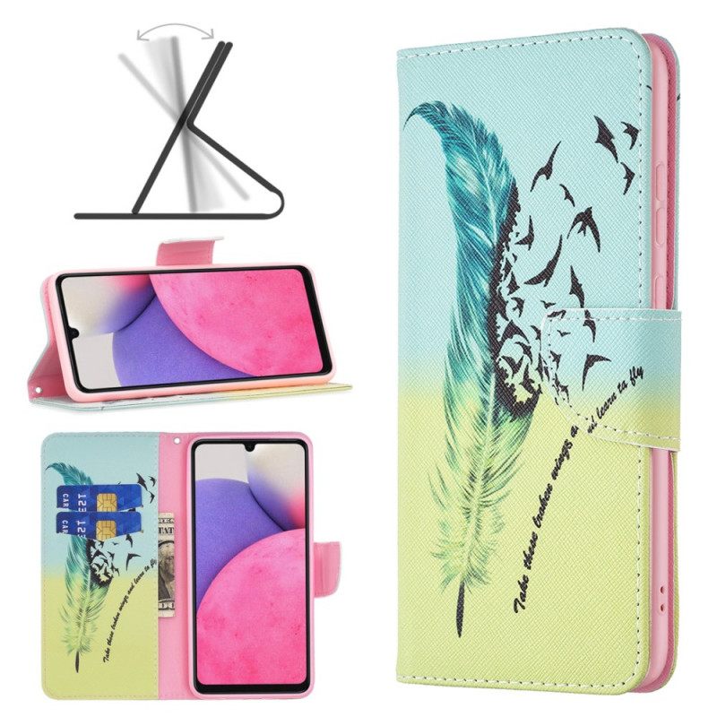 Flip Case Samsung Galaxy A33 5G Opi Lentämään