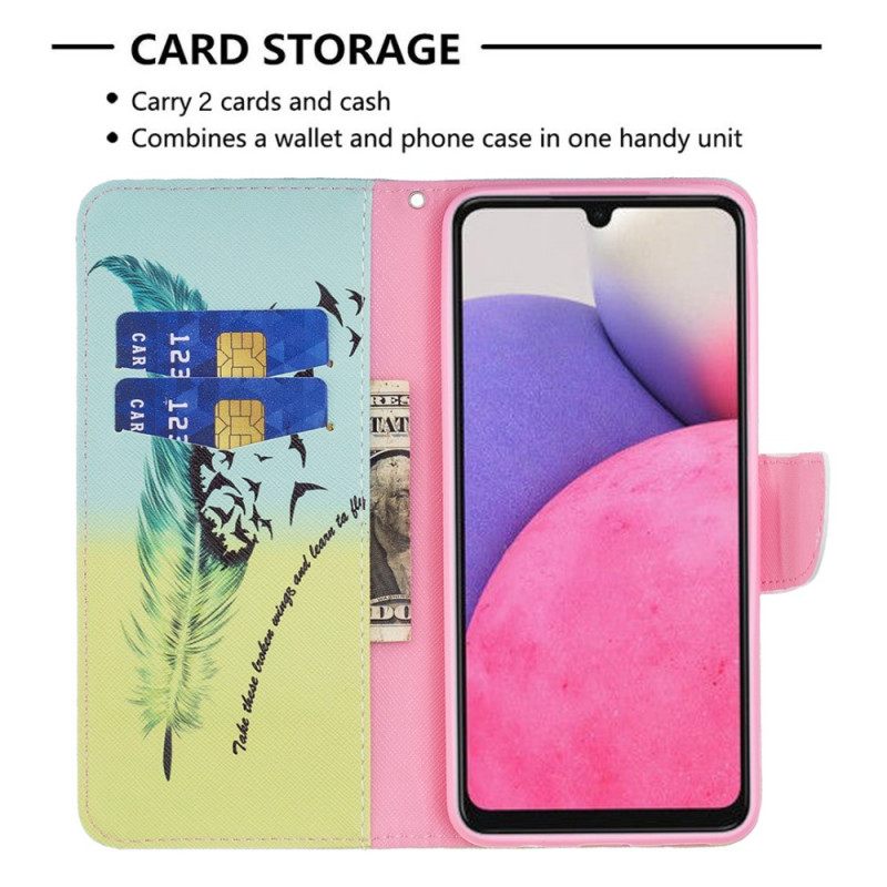 Flip Case Samsung Galaxy A33 5G Opi Lentämään