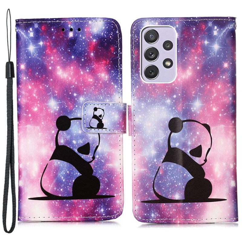 Flip Case Samsung Galaxy A33 5G Panda Galaxy