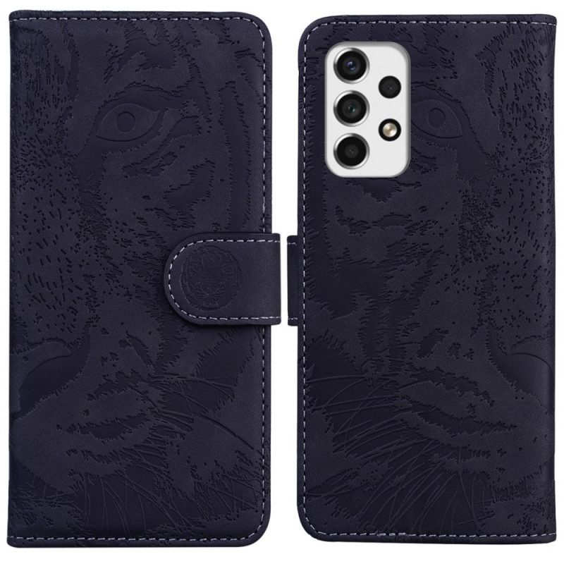 Flip Case Samsung Galaxy A33 5G Tiger Footprint