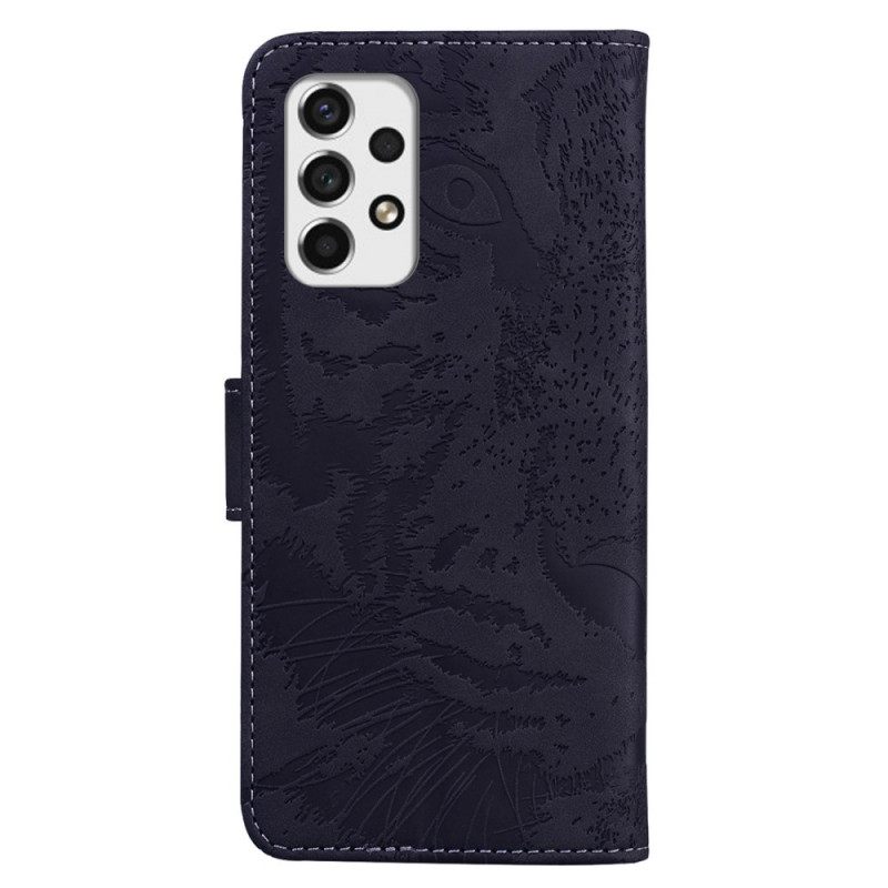 Flip Case Samsung Galaxy A33 5G Tiger Footprint