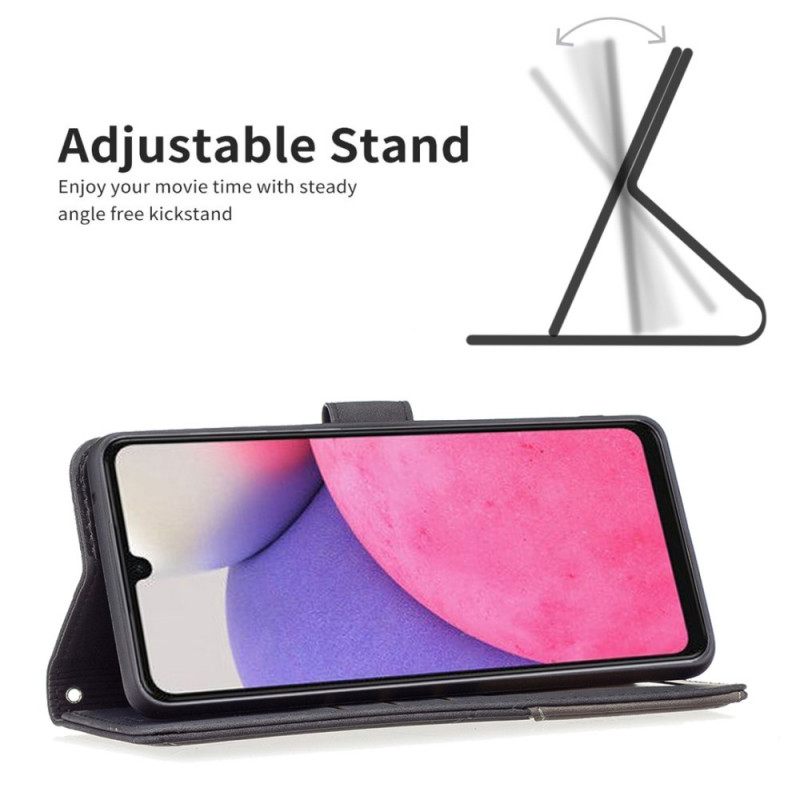 Flip Case Samsung Galaxy A33 5G Triangles Binfen Color