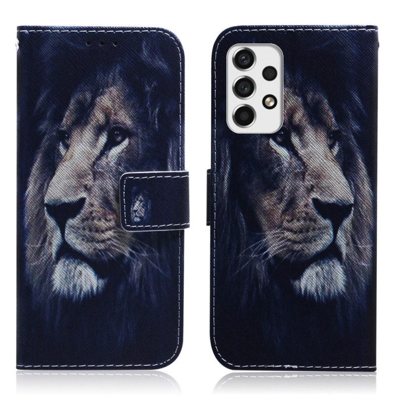 Kotelot Samsung Galaxy A33 5G Dreaming Lion