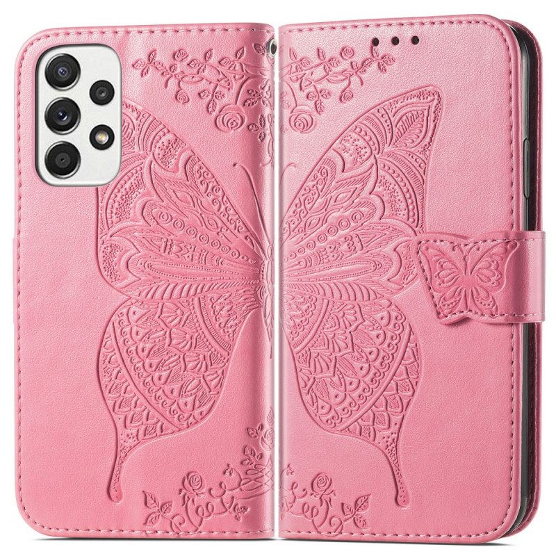 Kotelot Samsung Galaxy A33 5G Half Butterflies