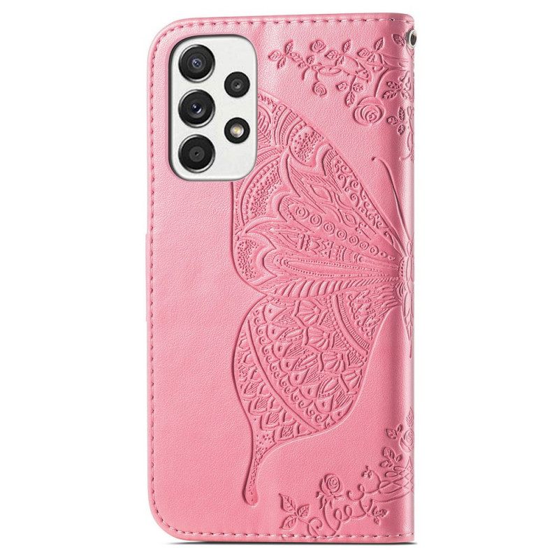 Kotelot Samsung Galaxy A33 5G Half Butterflies