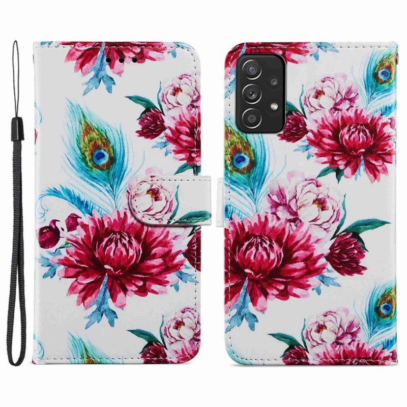 Kotelot Samsung Galaxy A33 5G Intense Flowers