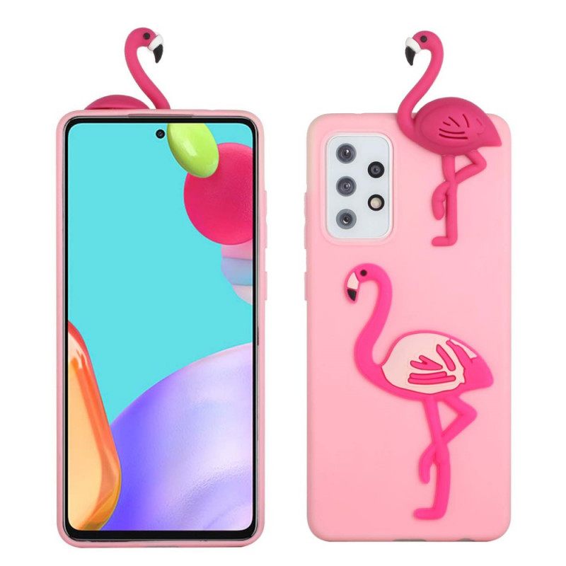 Kuori Samsung Galaxy A33 5G Flamingo 3d