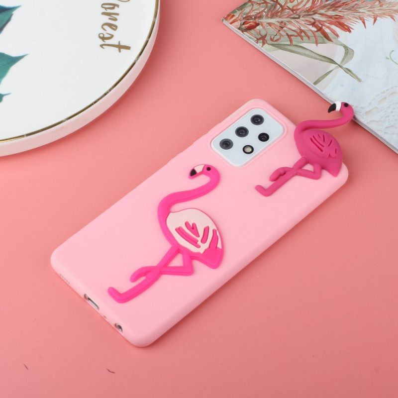 Kuori Samsung Galaxy A33 5G Flamingo 3d