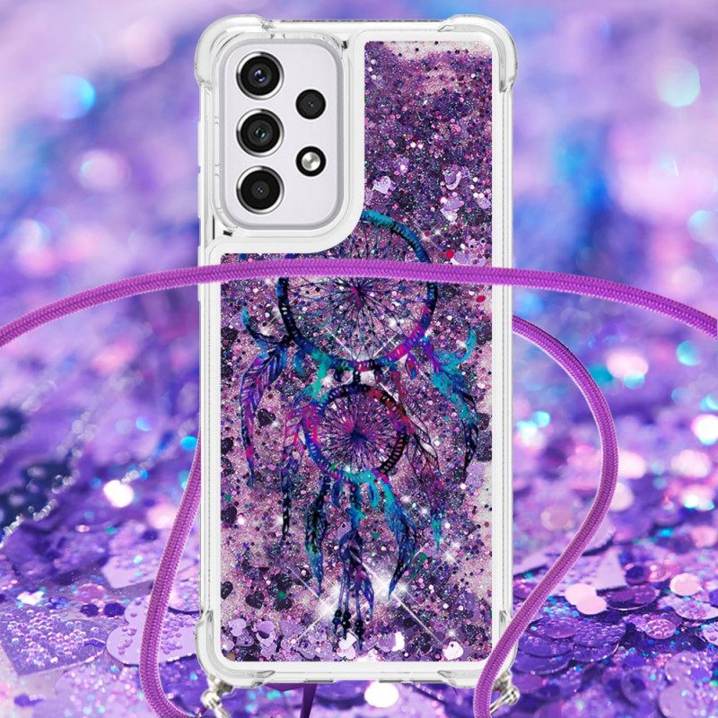 Kuori Samsung Galaxy A33 5G Glitter Dreamcatcher Kiristysnyörillä