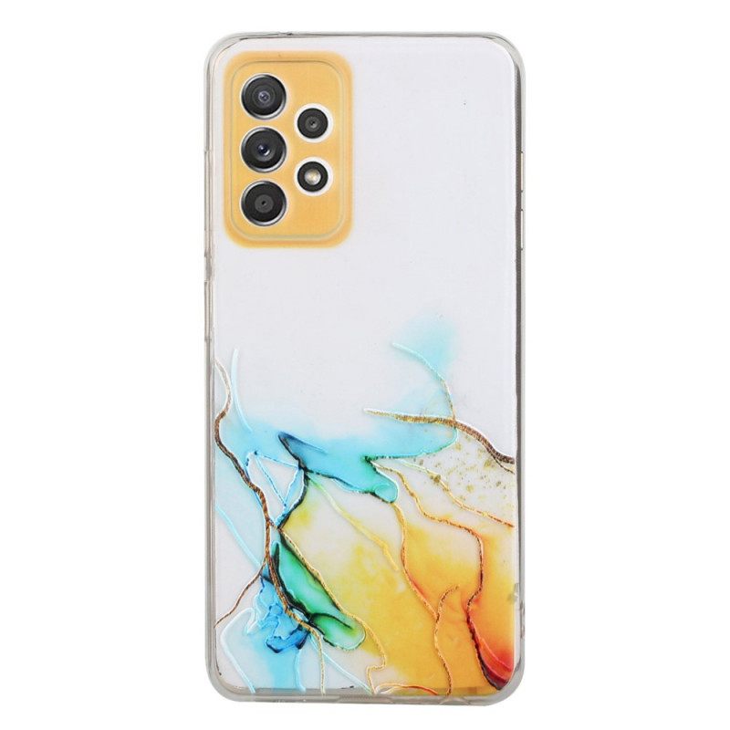 Kuori Samsung Galaxy A33 5G Silicone Marble Effect