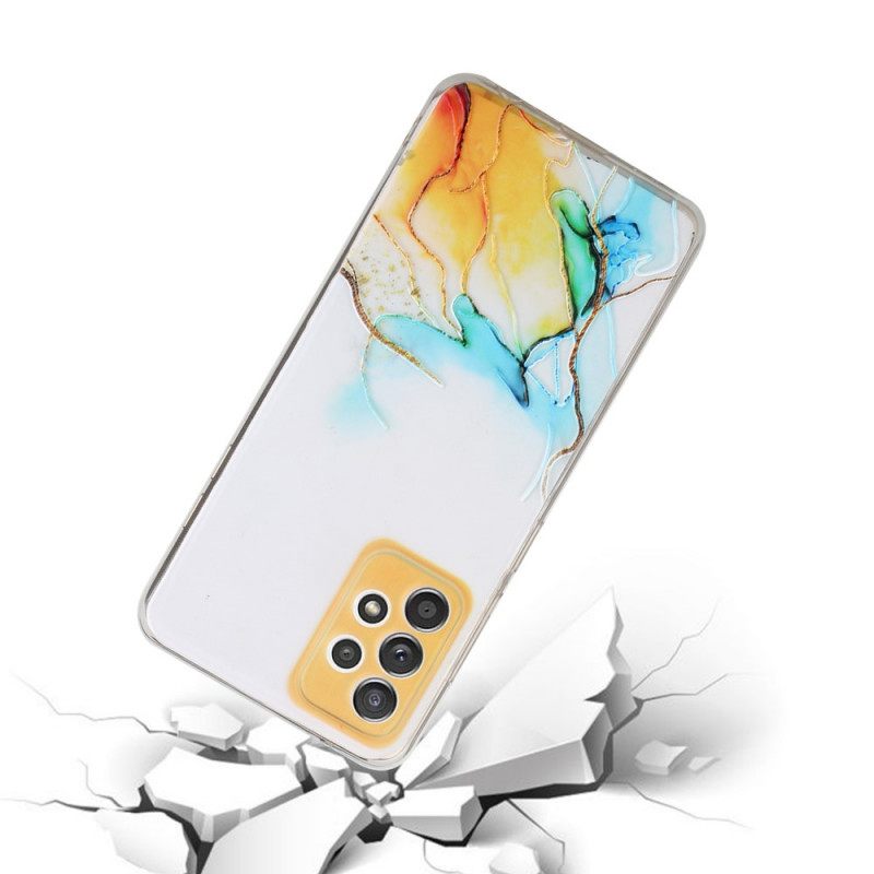 Kuori Samsung Galaxy A33 5G Silicone Marble Effect