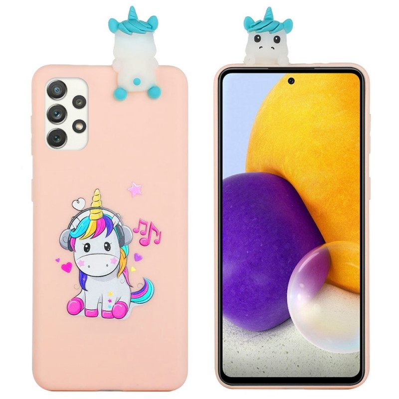 Kuori Samsung Galaxy A33 5G Unicorn Fun 3d