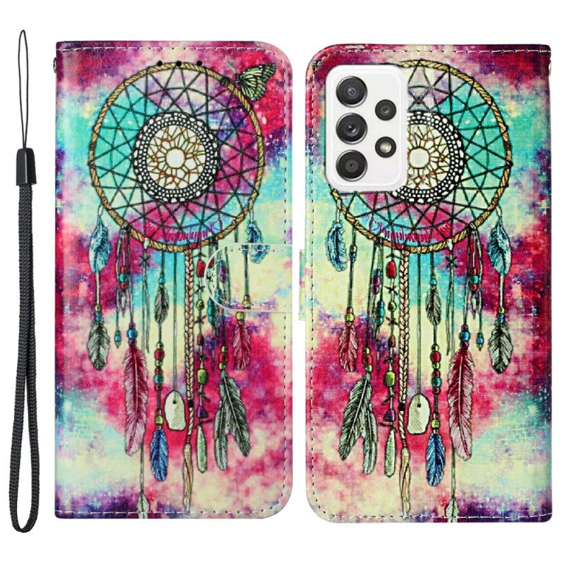 Nahkakotelo Samsung Galaxy A33 5G Dreamcatcher Style